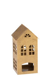 Porte-bougies House Alpha Iron Gold